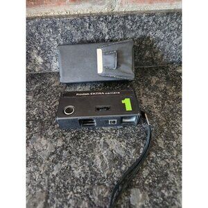 Vintage 1978 Kodak Extra 1 Travel Camera With Case. Uses 110 Film *Untested*